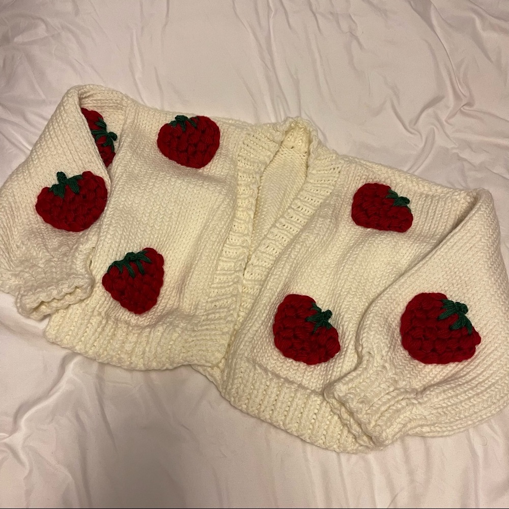 Strawberry Knit Sweater